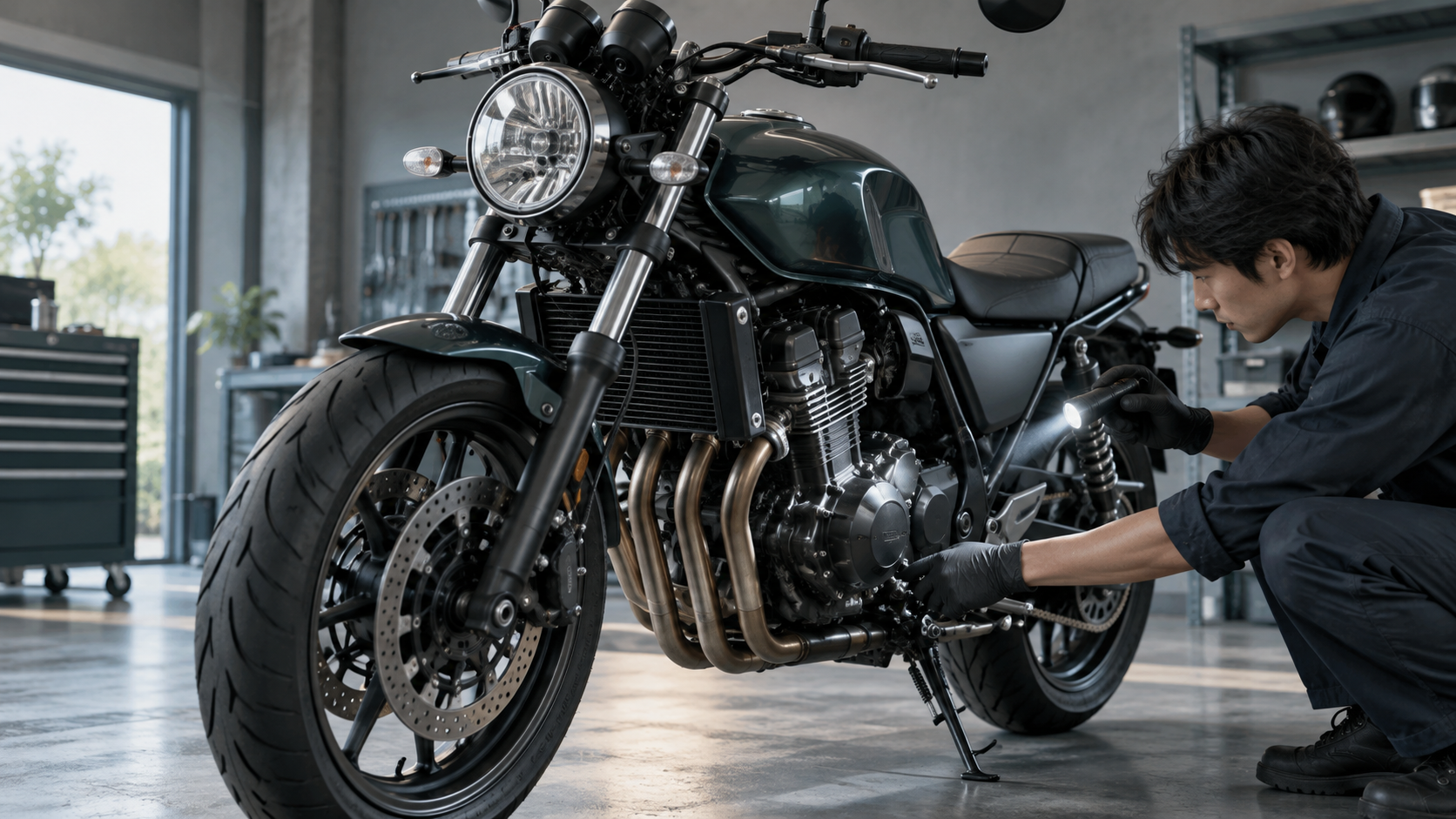 バイクの異音・焦げ臭い・振動・液漏れは故障のサイン?原因と危険度を症状別に解説